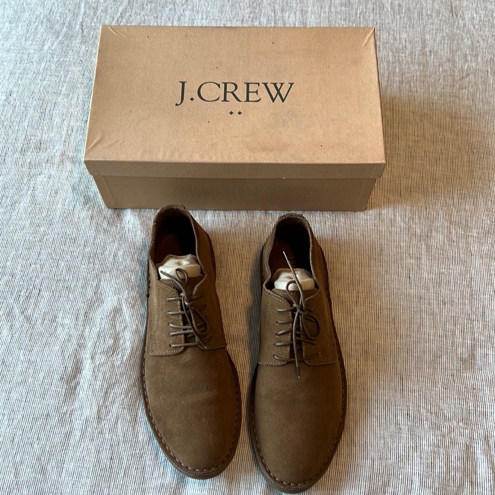 Mens J CREW Suede Oxfords